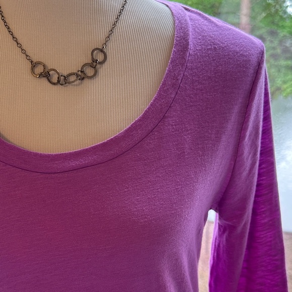 GAP 3/4 Sleeve Scoopneck Tee, 100% cotton, Medium, Like New - Picture 2 of 6